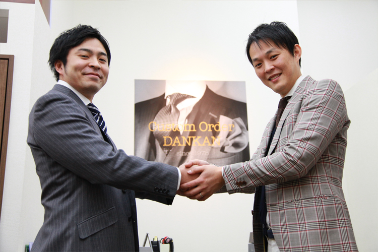 「残念なイケメン」から、「大人イケメン」へと進化したご満悦の植田と榮岩さん